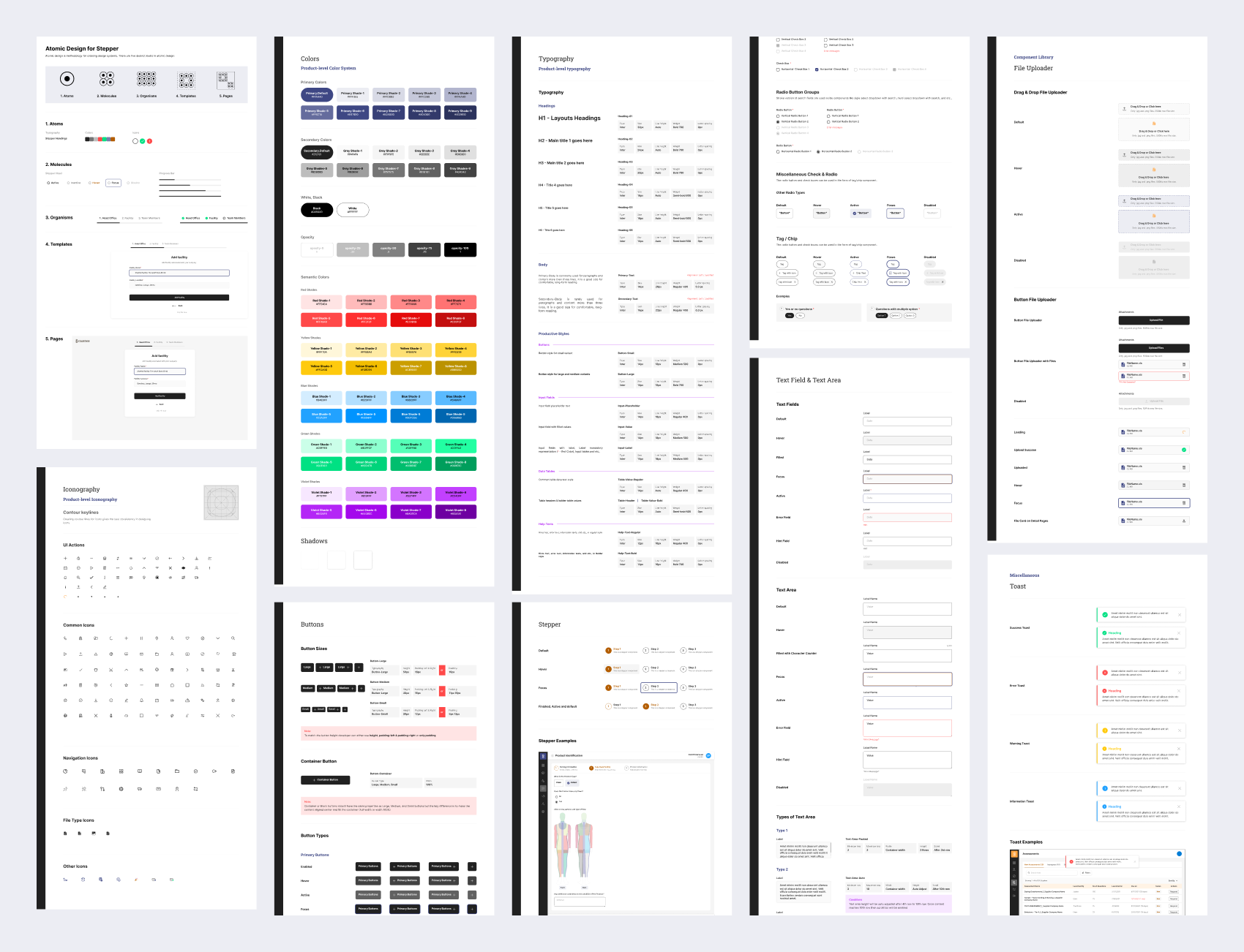 Unified design system — modular components scaled across three environments.