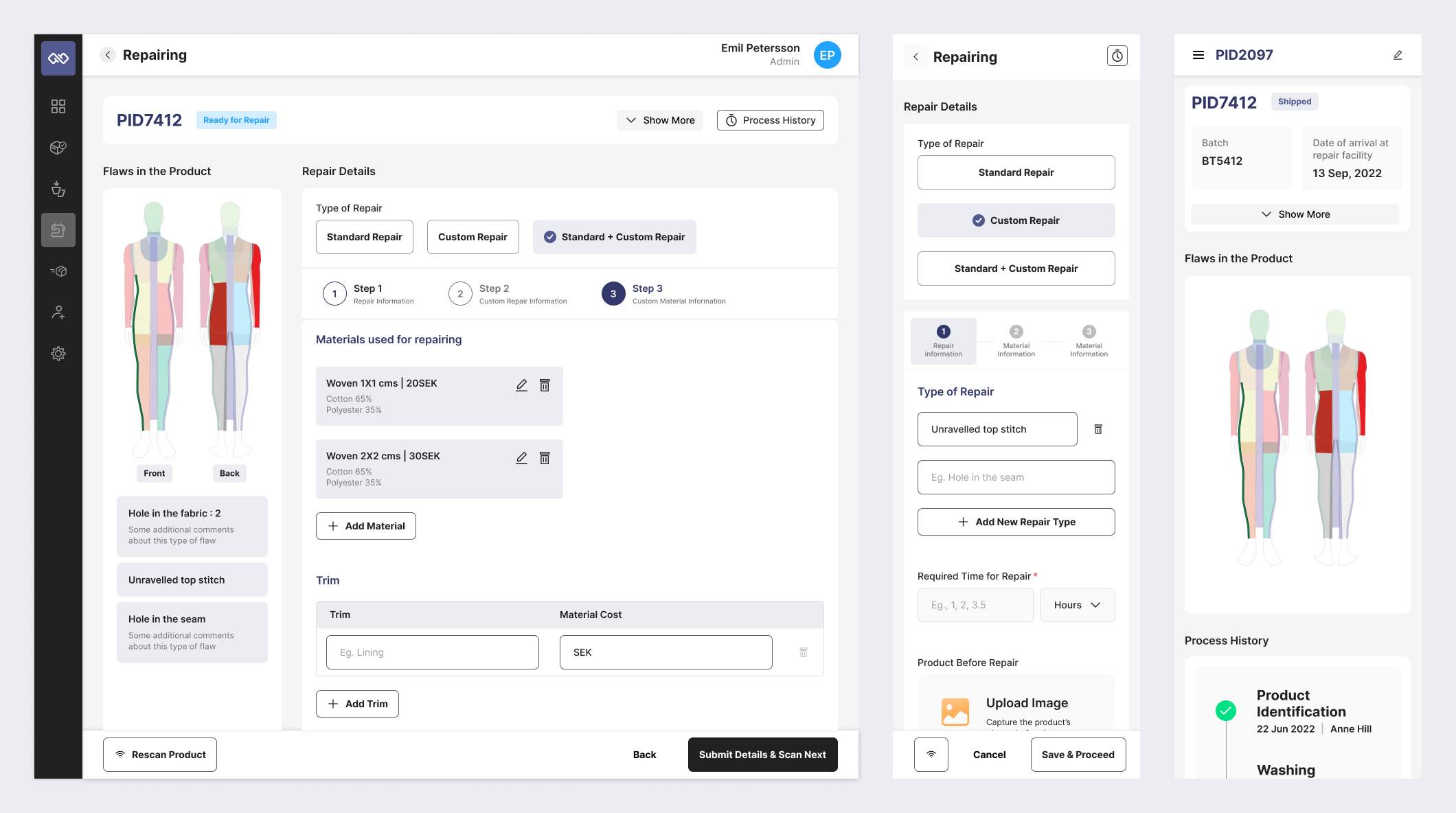 Structured workflow — mandatory inputs, mandatory approval. Intentional friction.